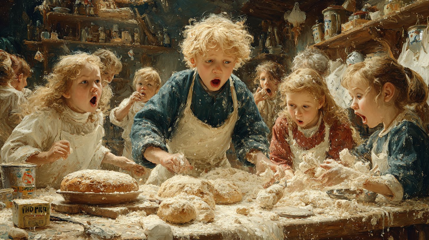 Catastrophes en cuisine : Quand les enfants cuisinent