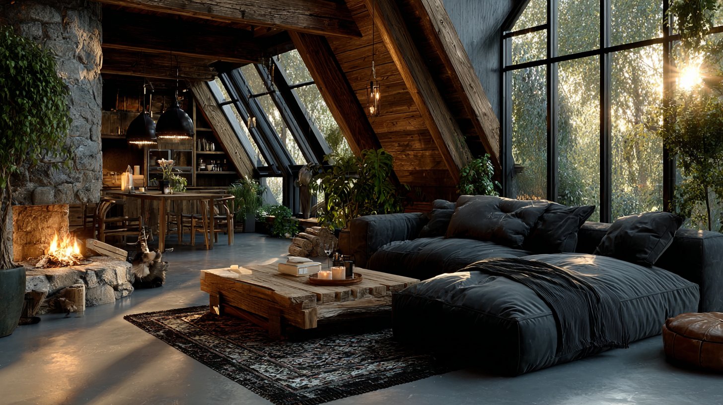 Ein modernes, einladendes Zuhause mit nachhaltigen Merkmalen und üppigem Grün.