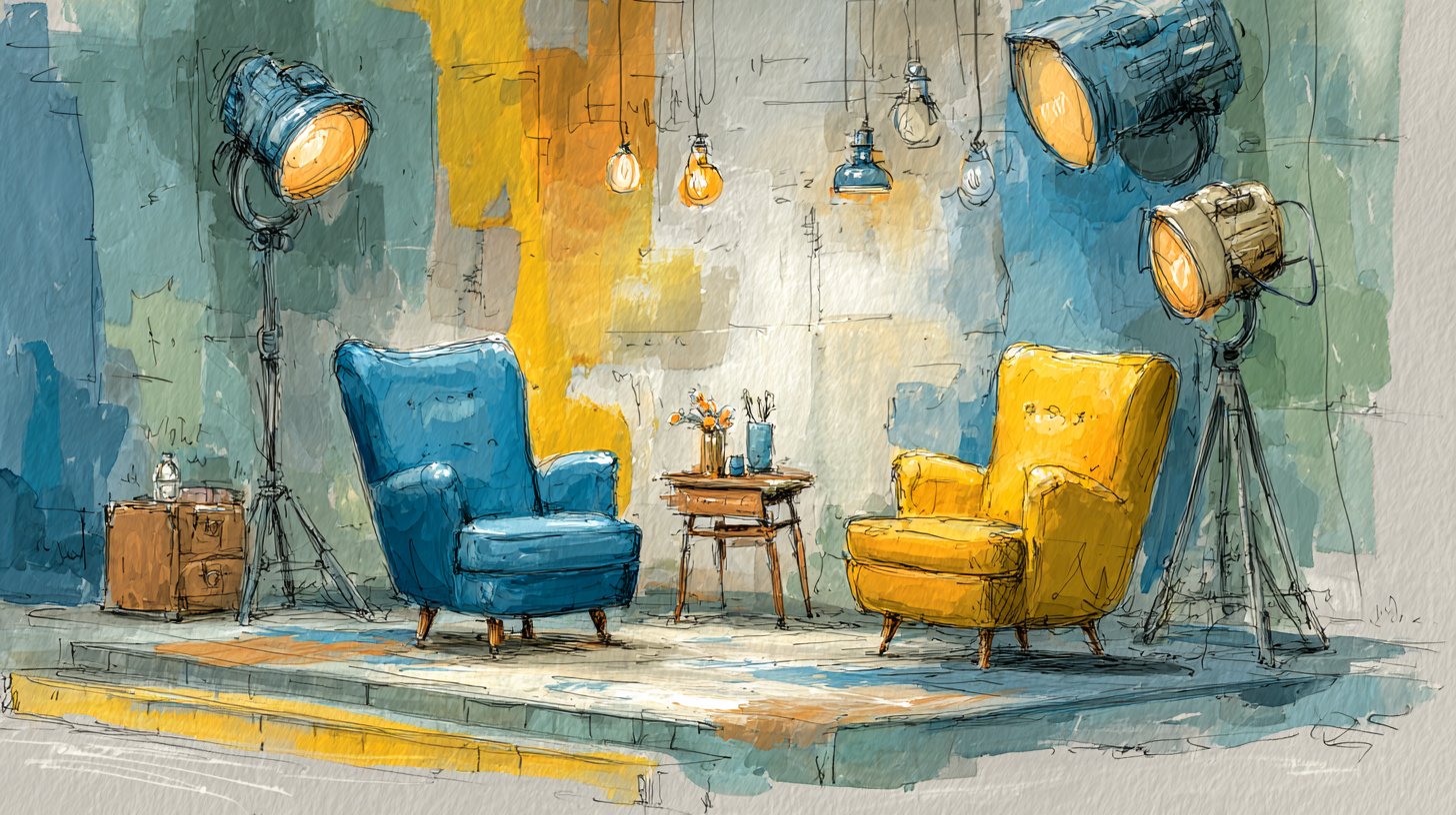 Eine intime Talkshow, in der Gespräche lebendig werden.