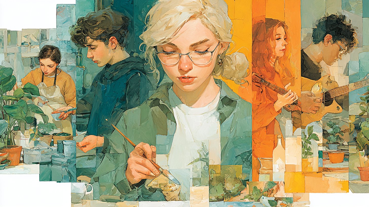 Kreativ im inspirierenden Arbeitsraum.