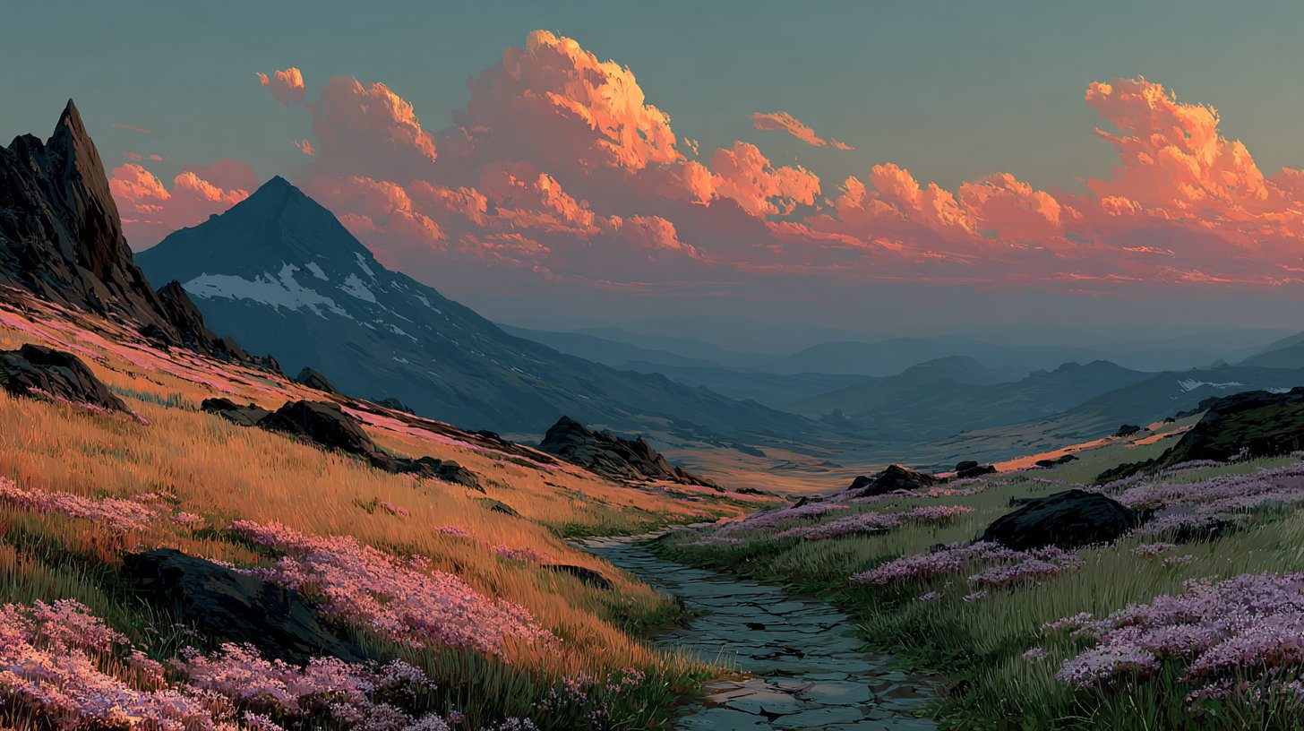 Ein Paar schaut in die Ferne und träumt von gemeinsamen Zielen.