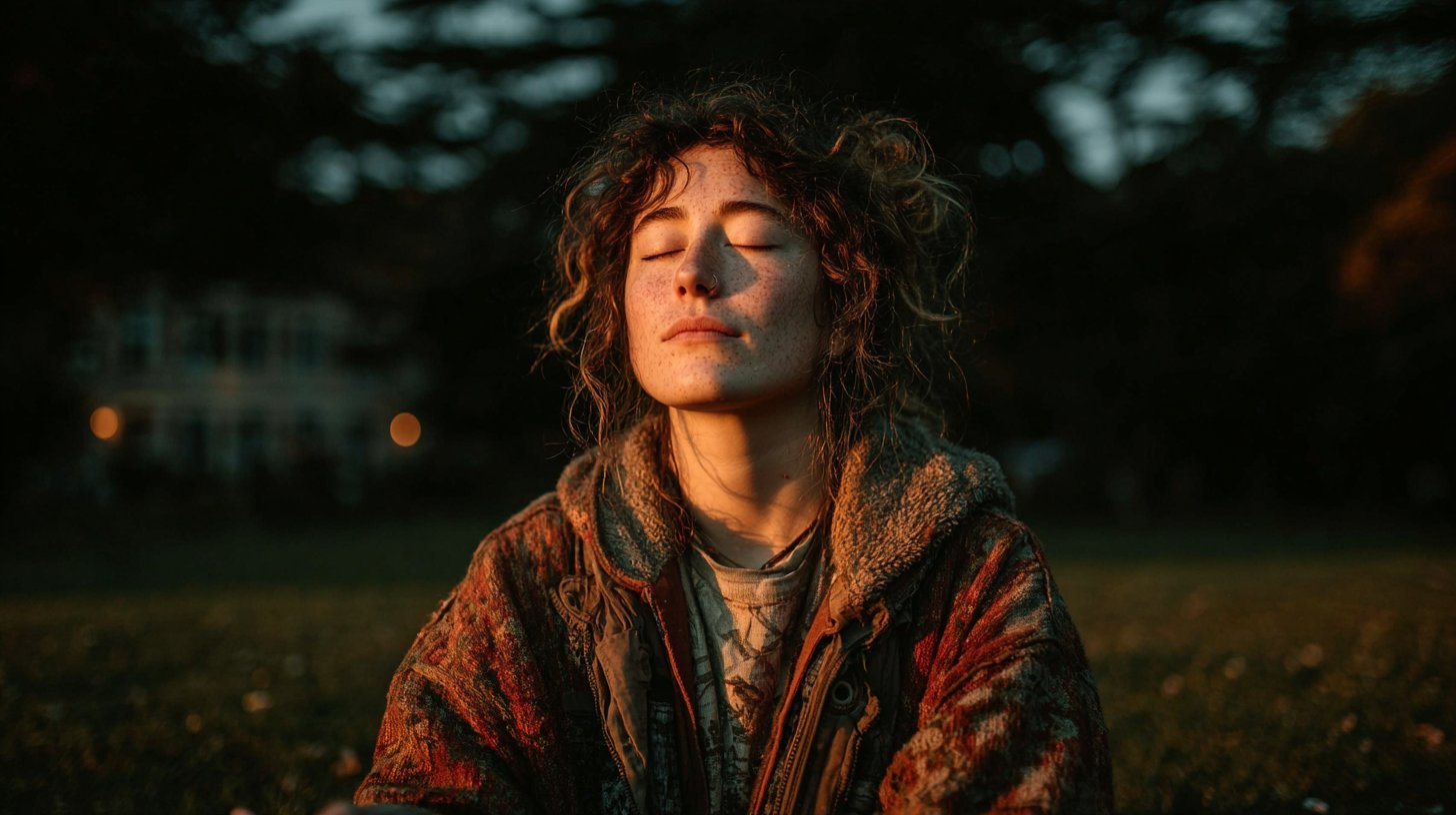 Achtsamkeit in der Natur genießen.