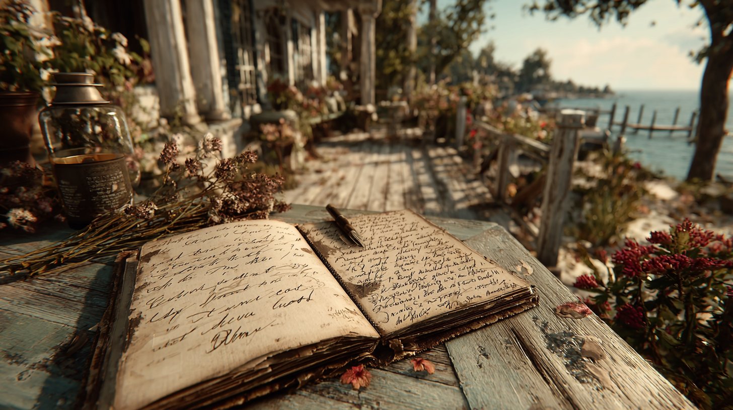 Journaling am Morgen: Dankbarkeit in der Natur praktizieren.