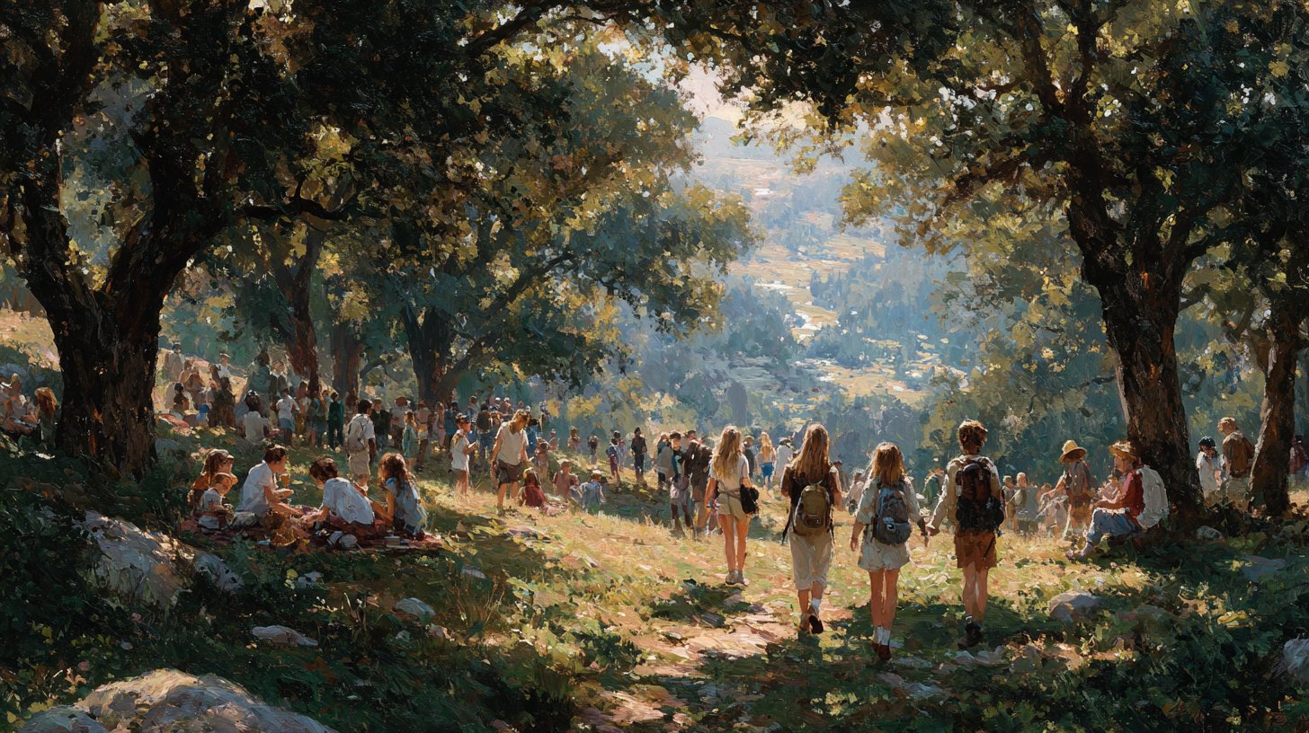 Das Leben in vollen Zügen genießen.