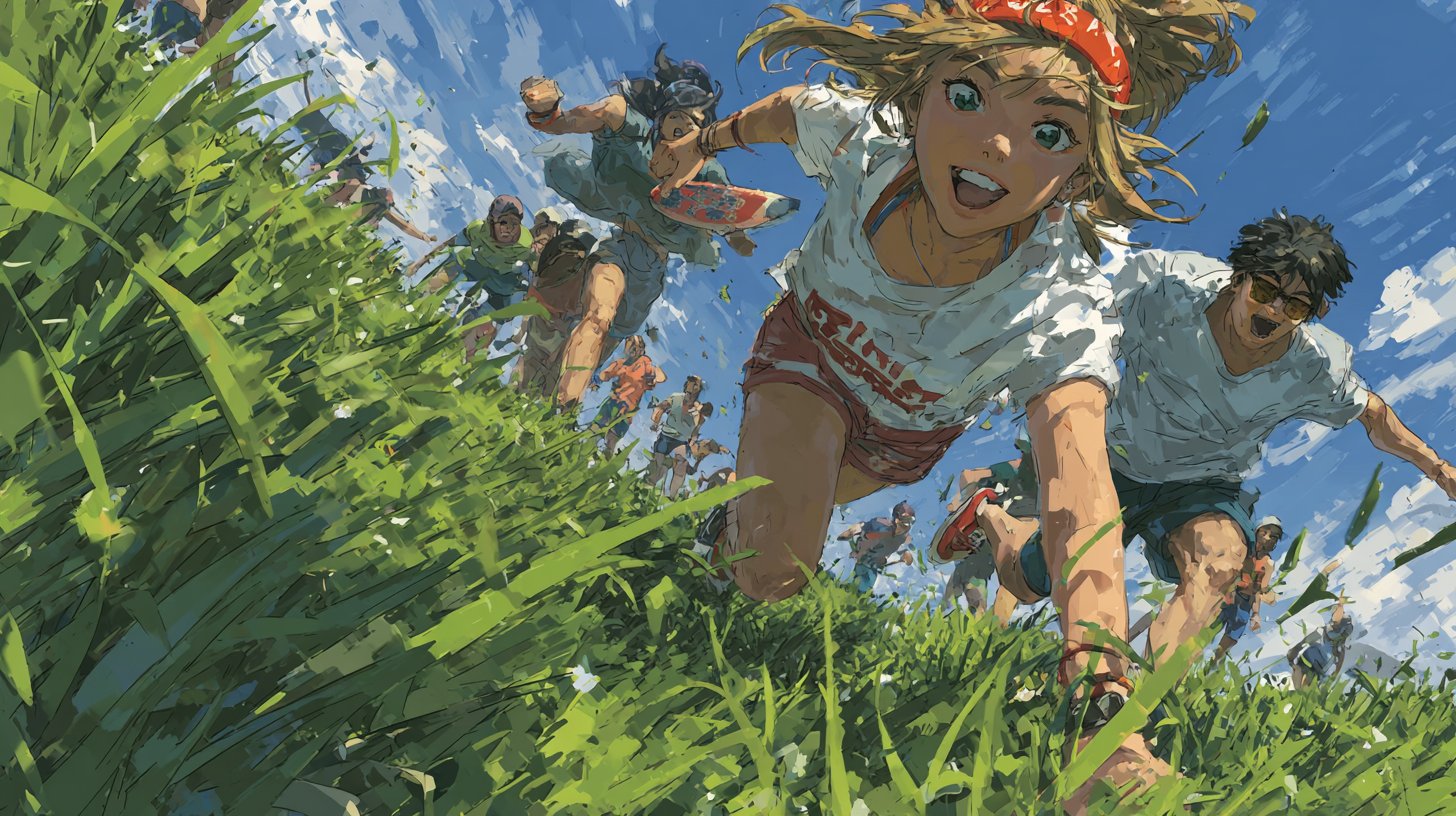 Aktive Freundschaft in der Natur erleben.