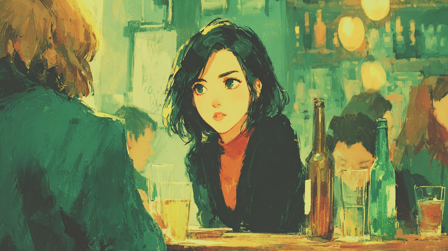 Umgeben von Freunden, doch dennoch allein und übersehen.