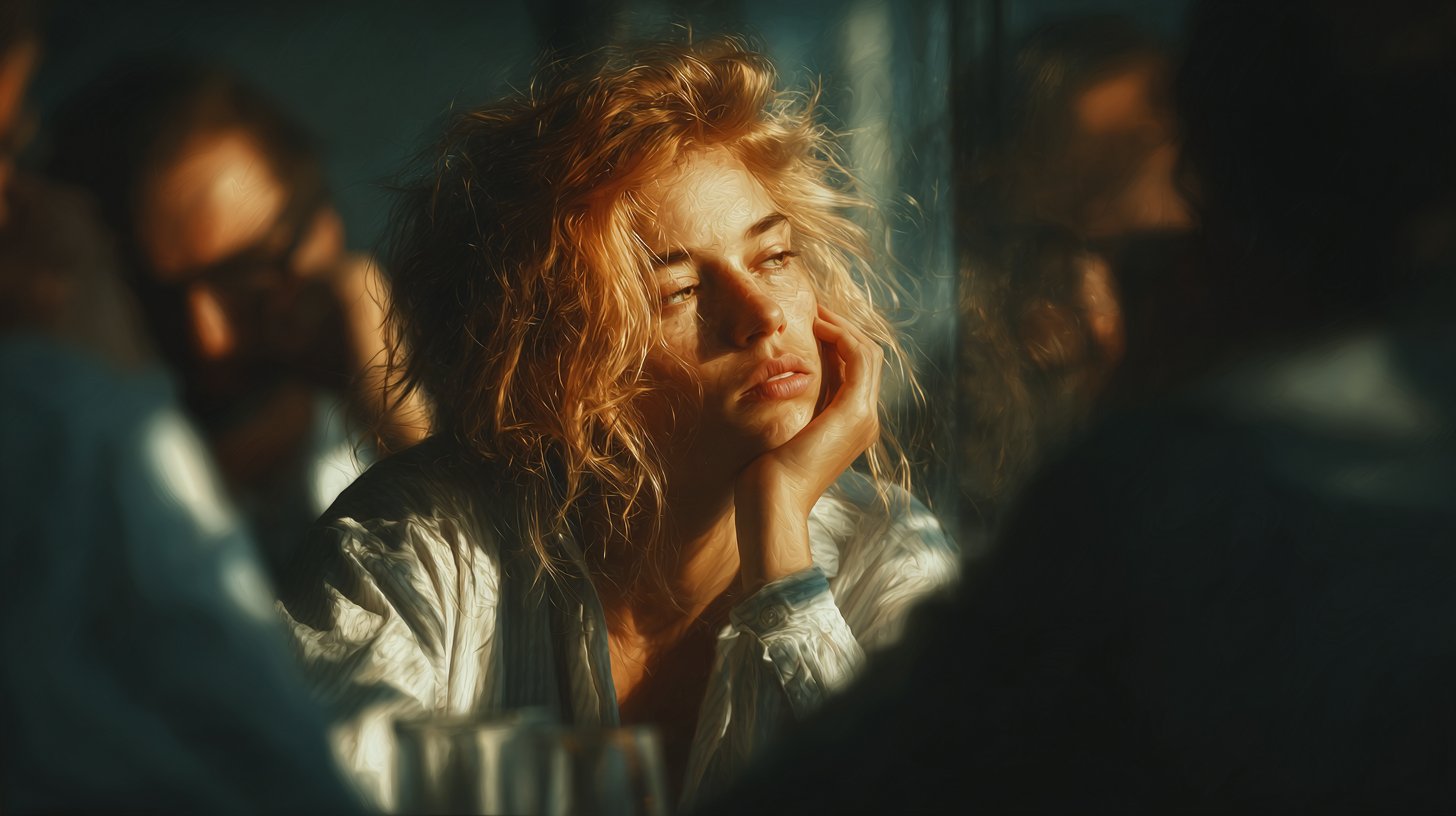 Isolation am Konferenztisch.