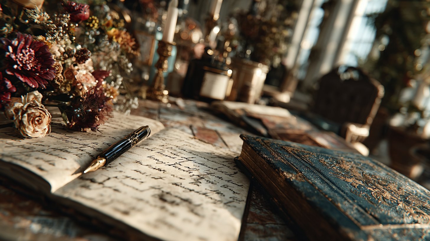 Die Kraft der Selbstreflexion: Eindringliche Gedanken am Tisch.