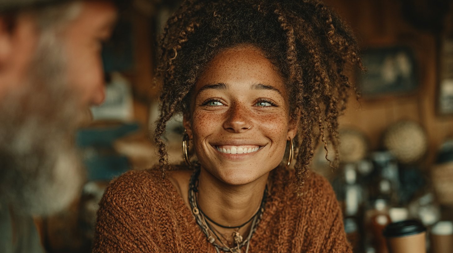 Effektive Kommunikation: Einengagierter Dialog bei Kaffee.