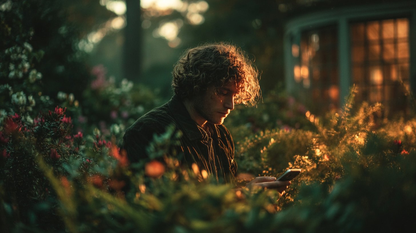 Una imagen introspectiva que representa la búsqueda de validación.