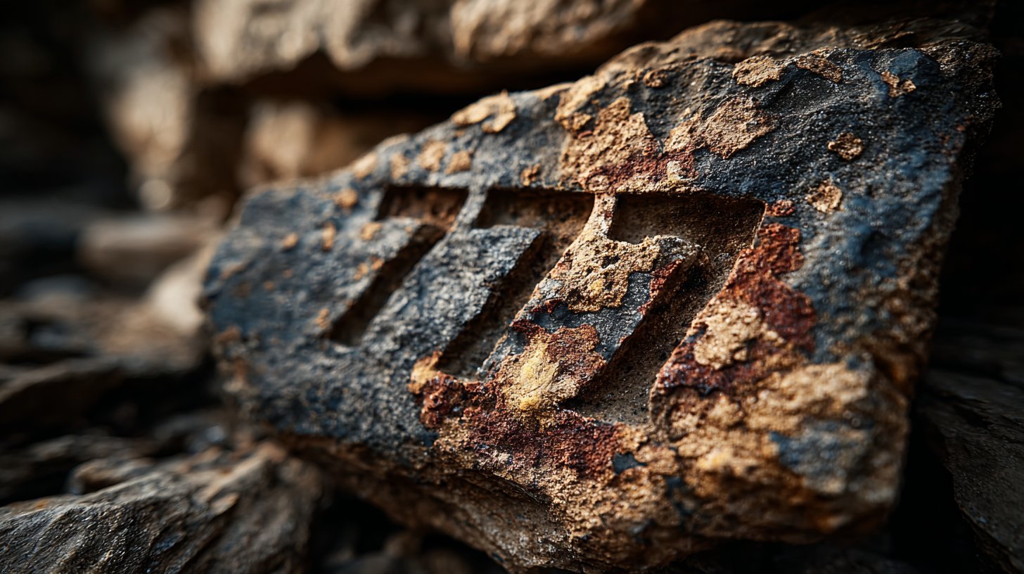 Primo piano del numero 7777 nella natura.