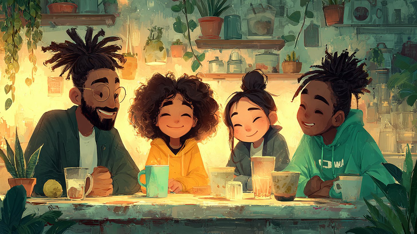 Ein Elternteil hört aufmerksam zu, während das Kind seine Gefühle ausdrückt.