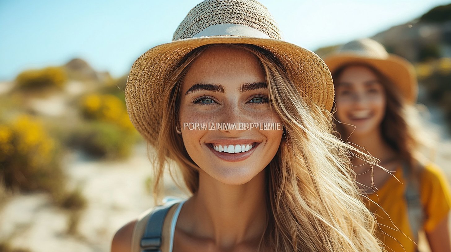 A couple enjoying a joyful adventure in nature.