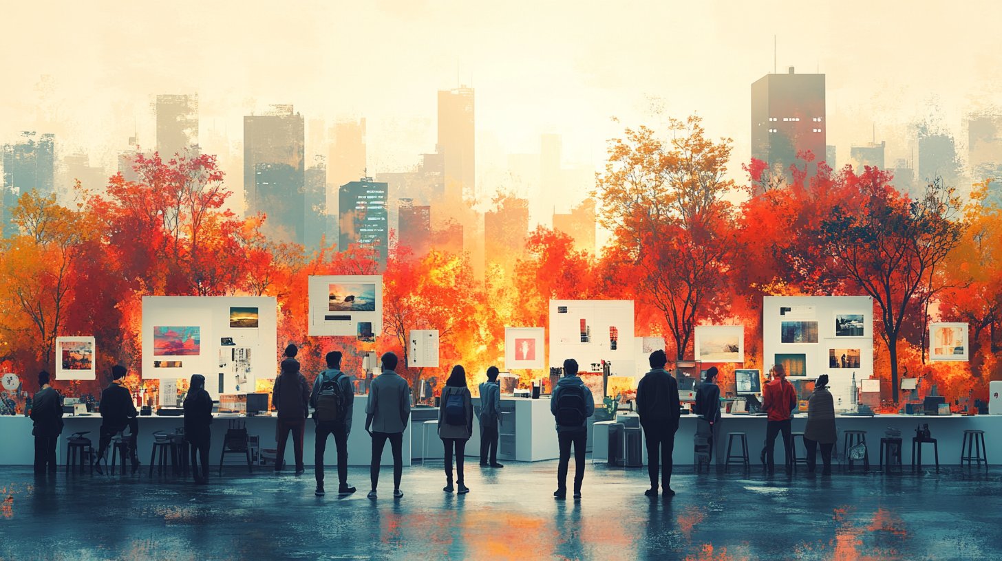 Una rappresentazione visiva di percorsi divergenti in un paesaggio sereno, uno verso un orizzonte vivace.