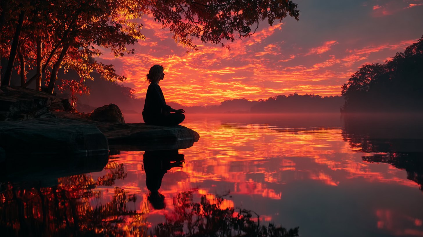 Fiducia nel processo della vita nella calma della natura.