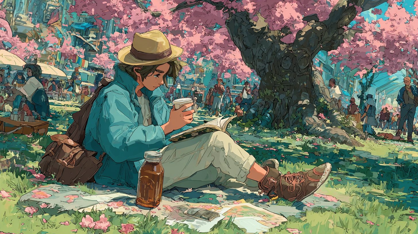 Gioia di famiglia in una giornata di picnic soleggiata.