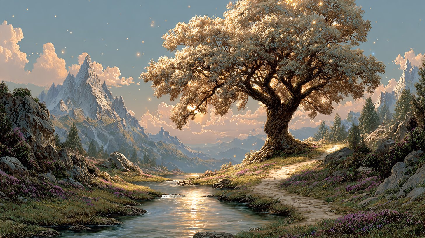 An inspiring image of the number 88 in a vibrant forest.