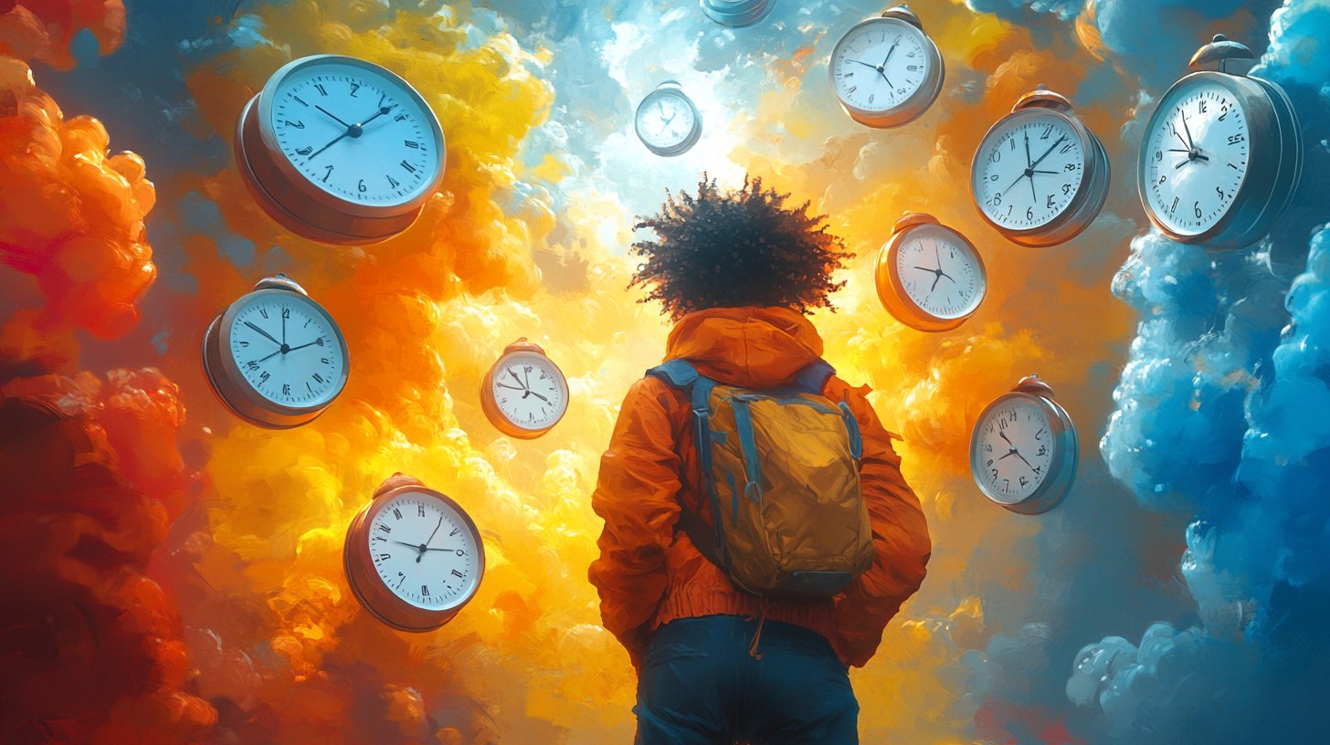 Eine visuelle Metapher für Vermeidung und Prokrastination.