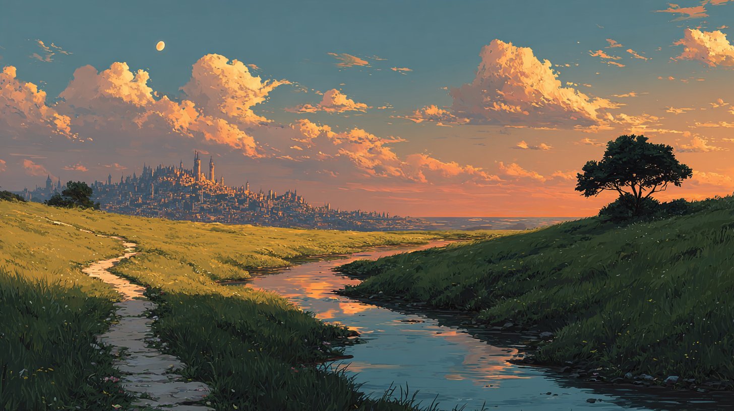 Ein geteilter Weg symbolisiert den Konflikt zwischen Ambition und Ruhe.