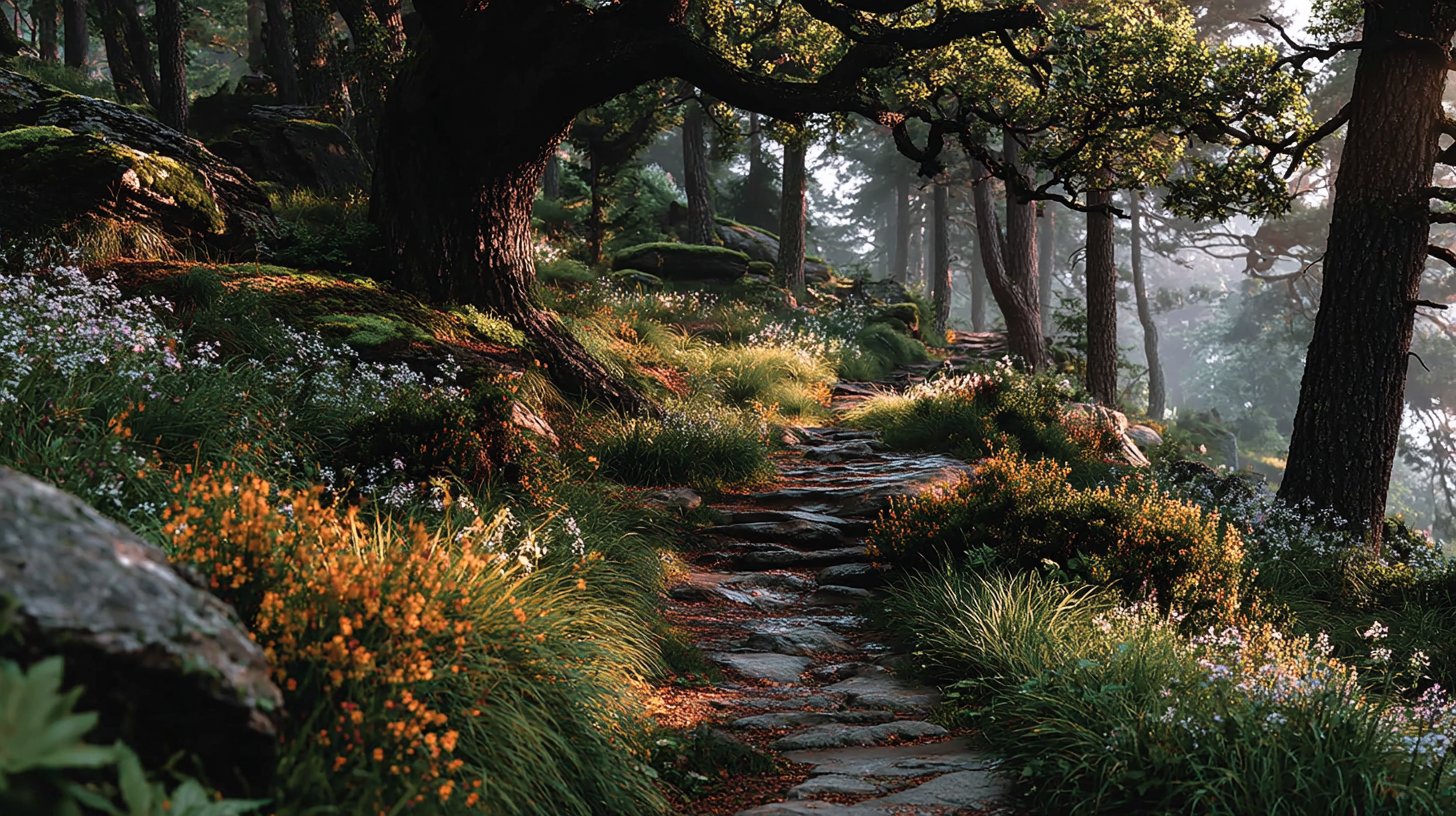 Un sentiero nel bosco simboleggia l'onestà.
