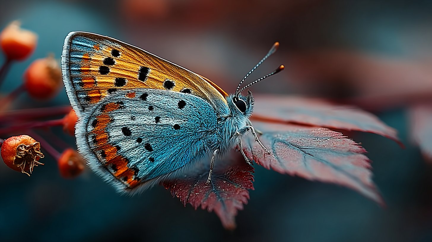 Una delicata farfalla rappresenta la vulnerabilità.