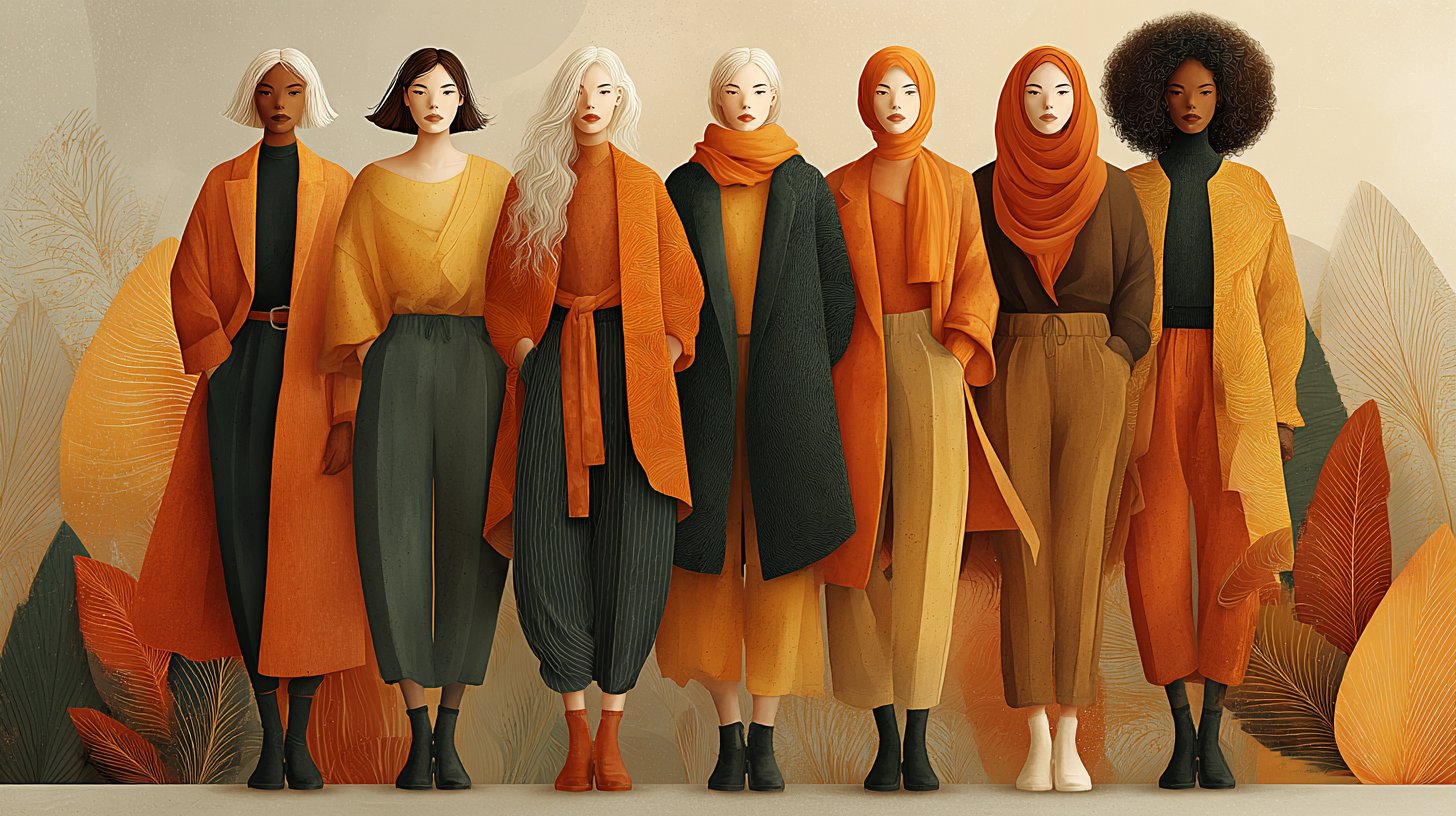 Eine vielfältige Gruppe von Frauen steht vereint in Solidarität.