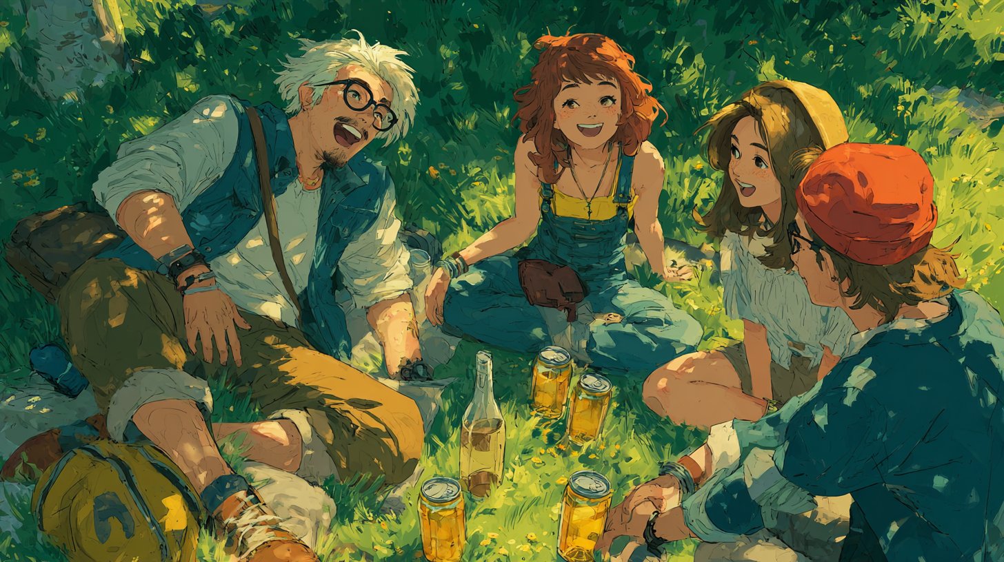 Gemeinsam lachen und Spaß haben