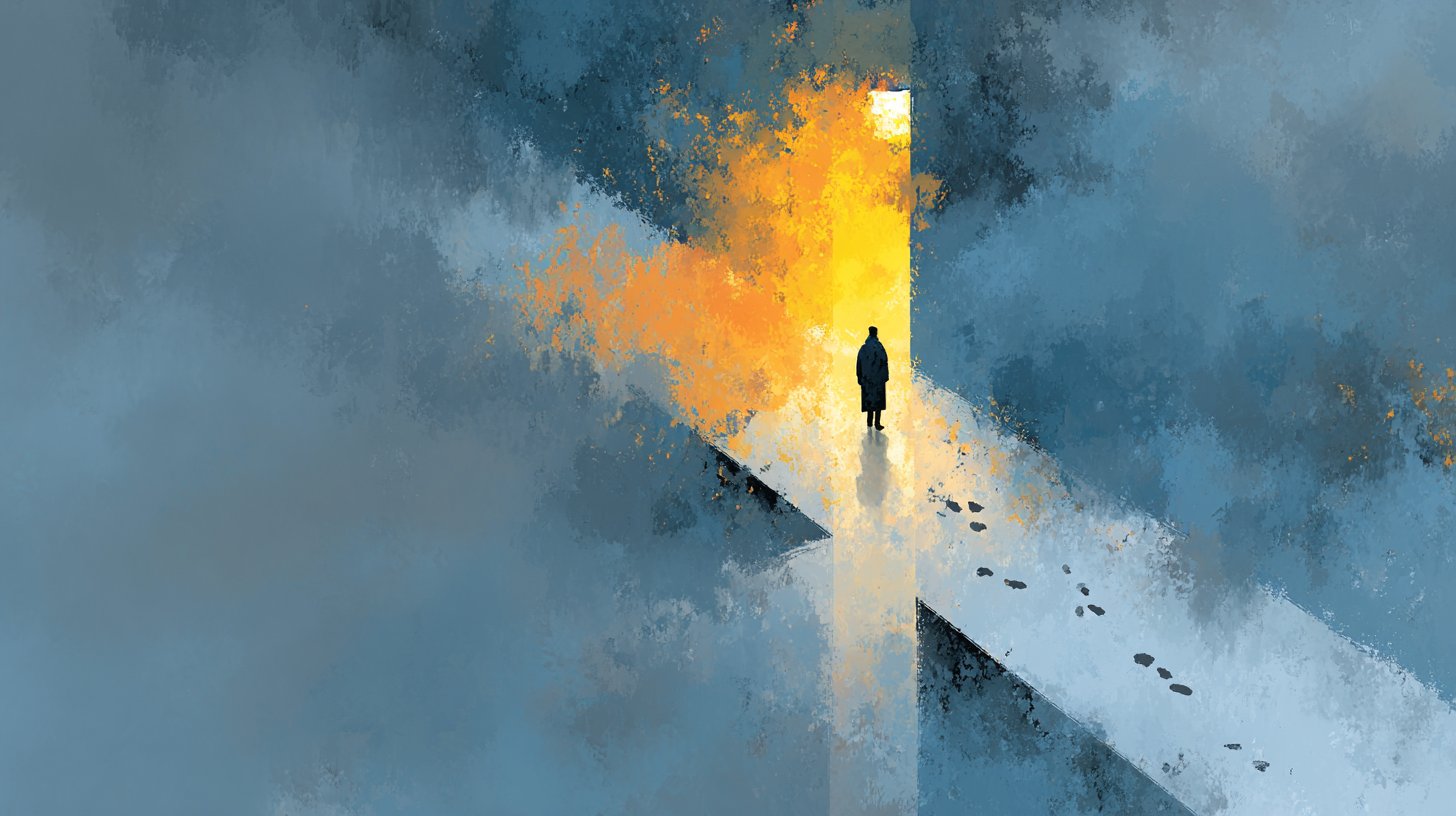 Alone in the crowd: loneliness despite the bustle.