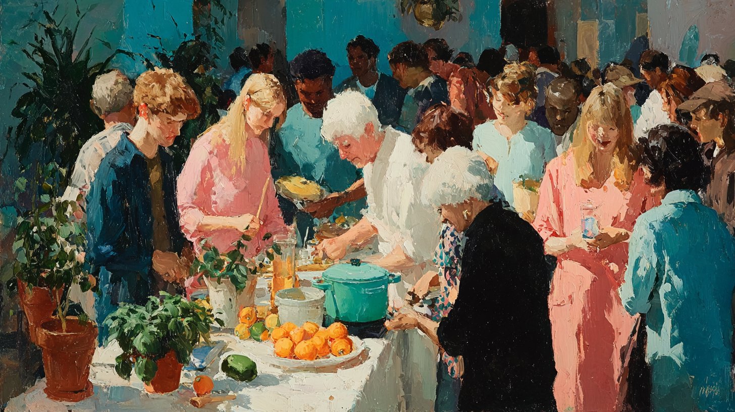 Hände, die verschiedene Hobbys wie Malen und Gärtnern genießen.