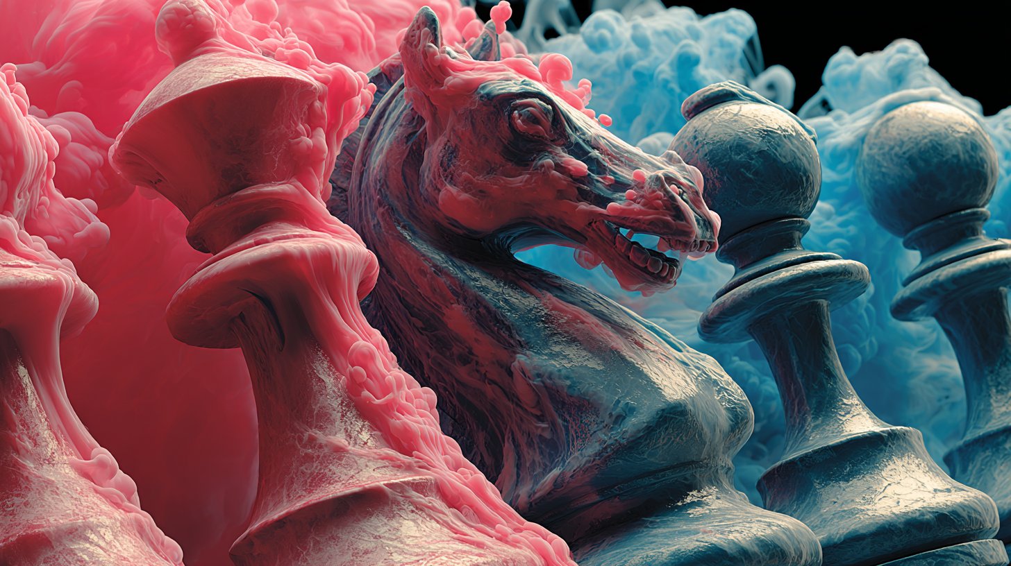 Unterschiedliches Machtspiel und Dynamik