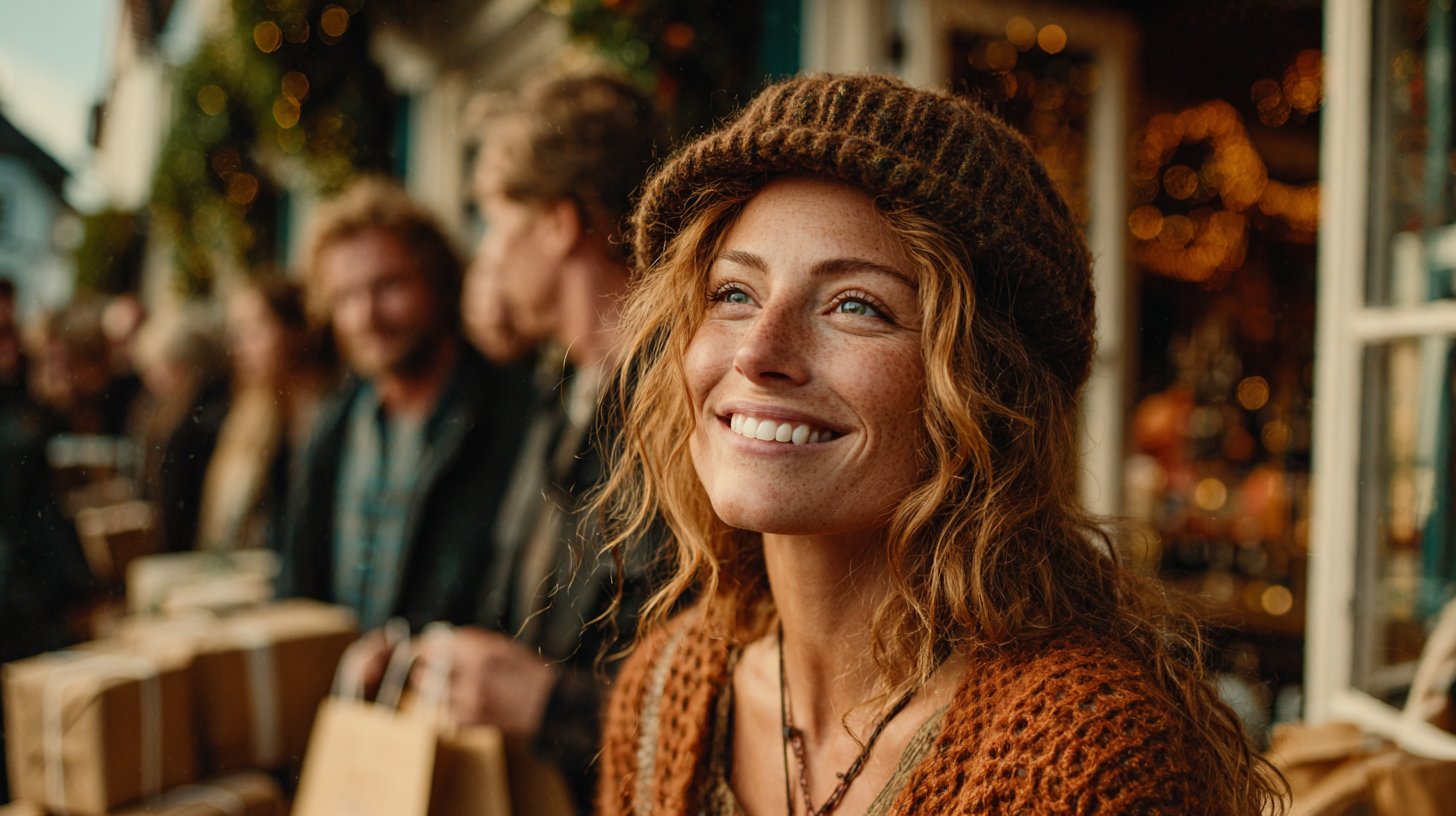 Kundenzufriedenheit in einer charmanten Einkaufsstraße.