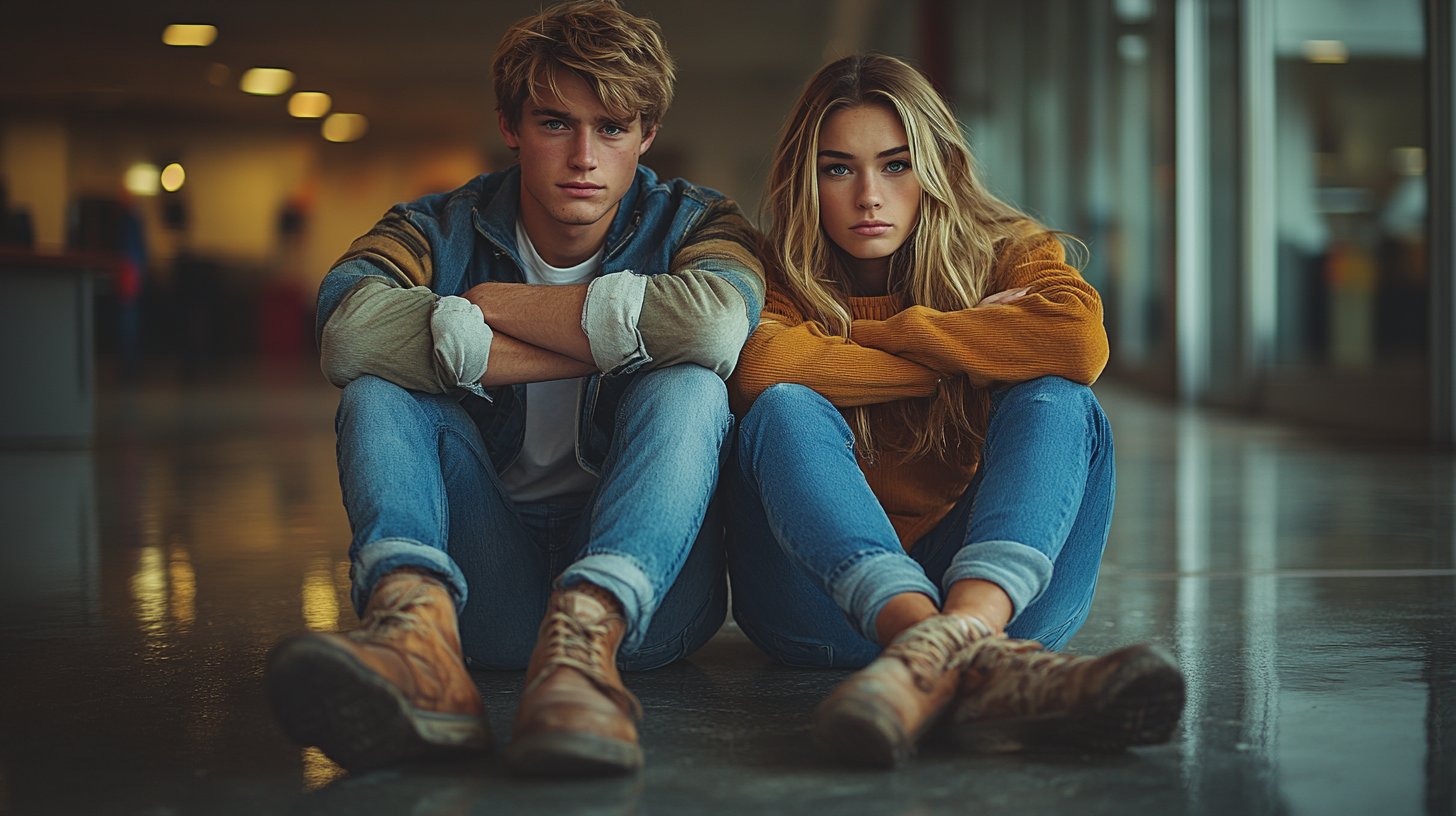 Braccia incrociate e gambe rivolte indicano disagio.