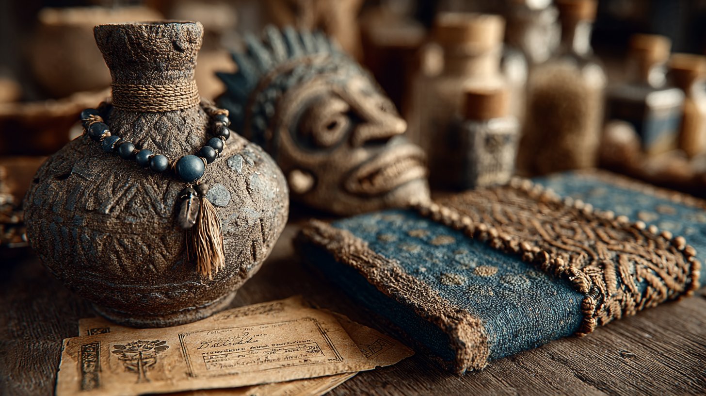 Nahaufnahme bedeutungsvoller Souvenirs.