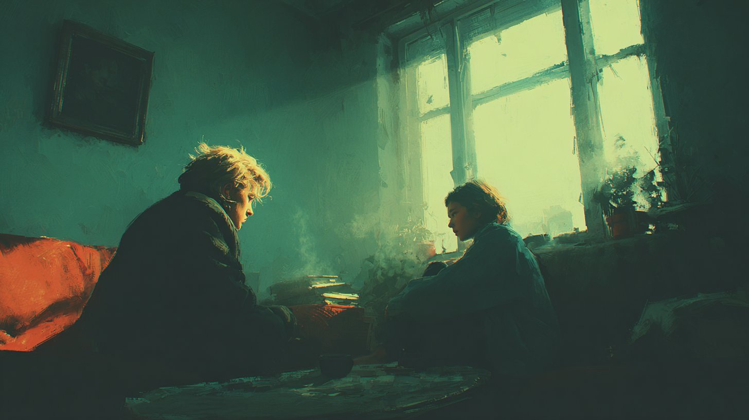 A broken glass heart: reflections of emotional infidelity.