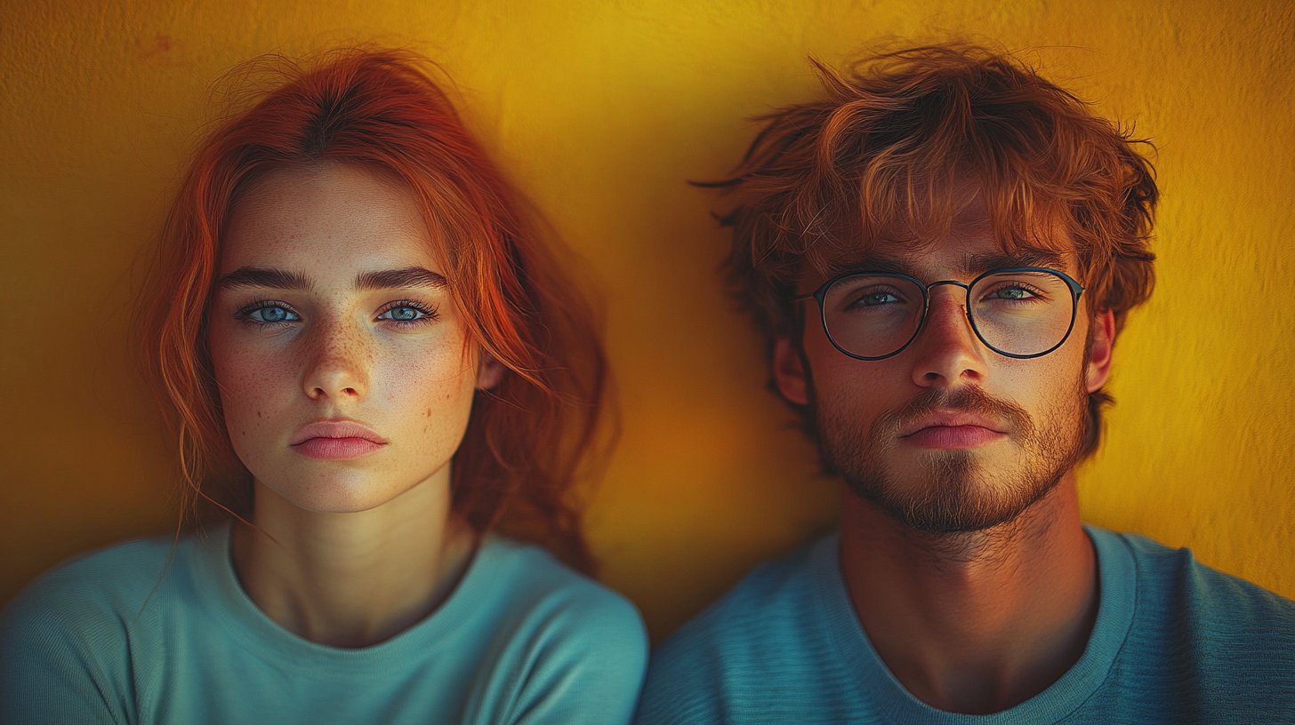 Due individui si allontanano con delusione.