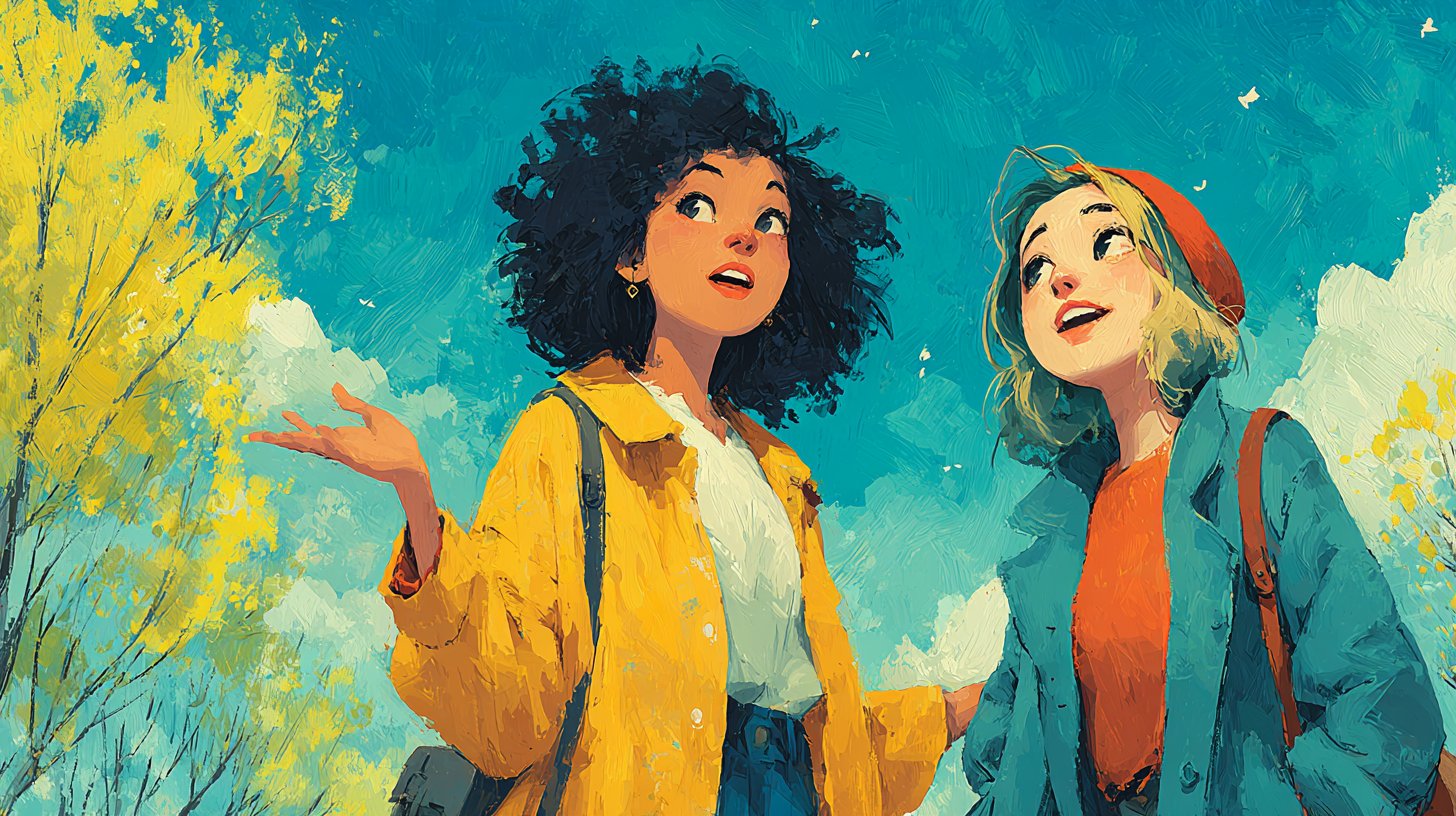 Il montre de l'intérêt pour votre vie