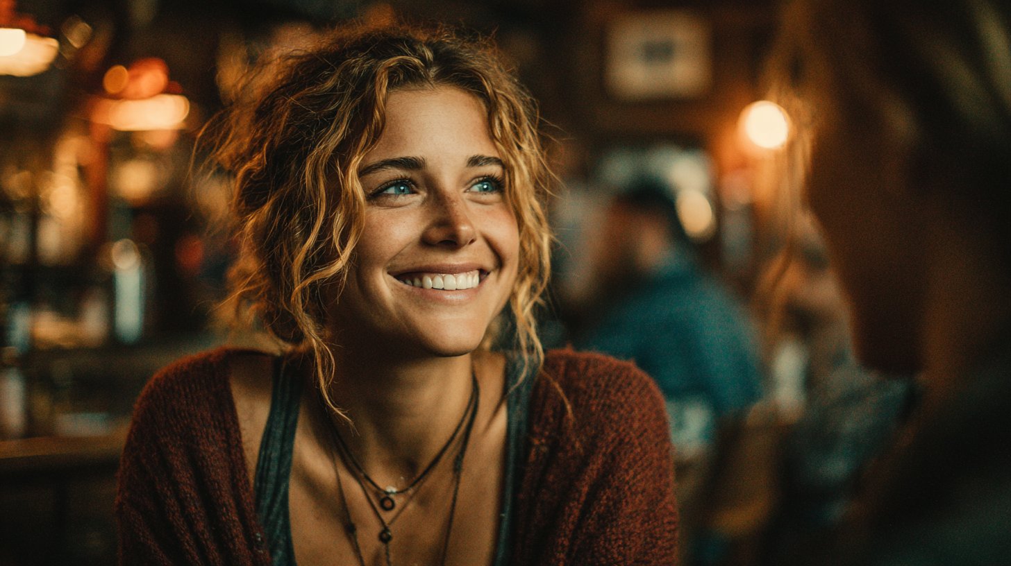 Freunde verbinden sich in einem gemütlichen Café.