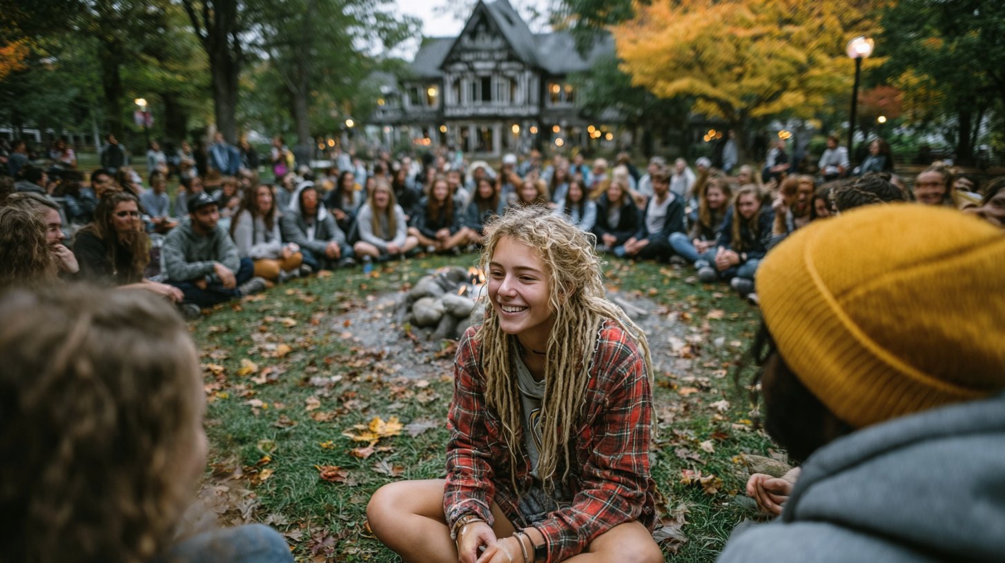 Ein Paar genießt Freude bei einer Outdoor-Aktivität.