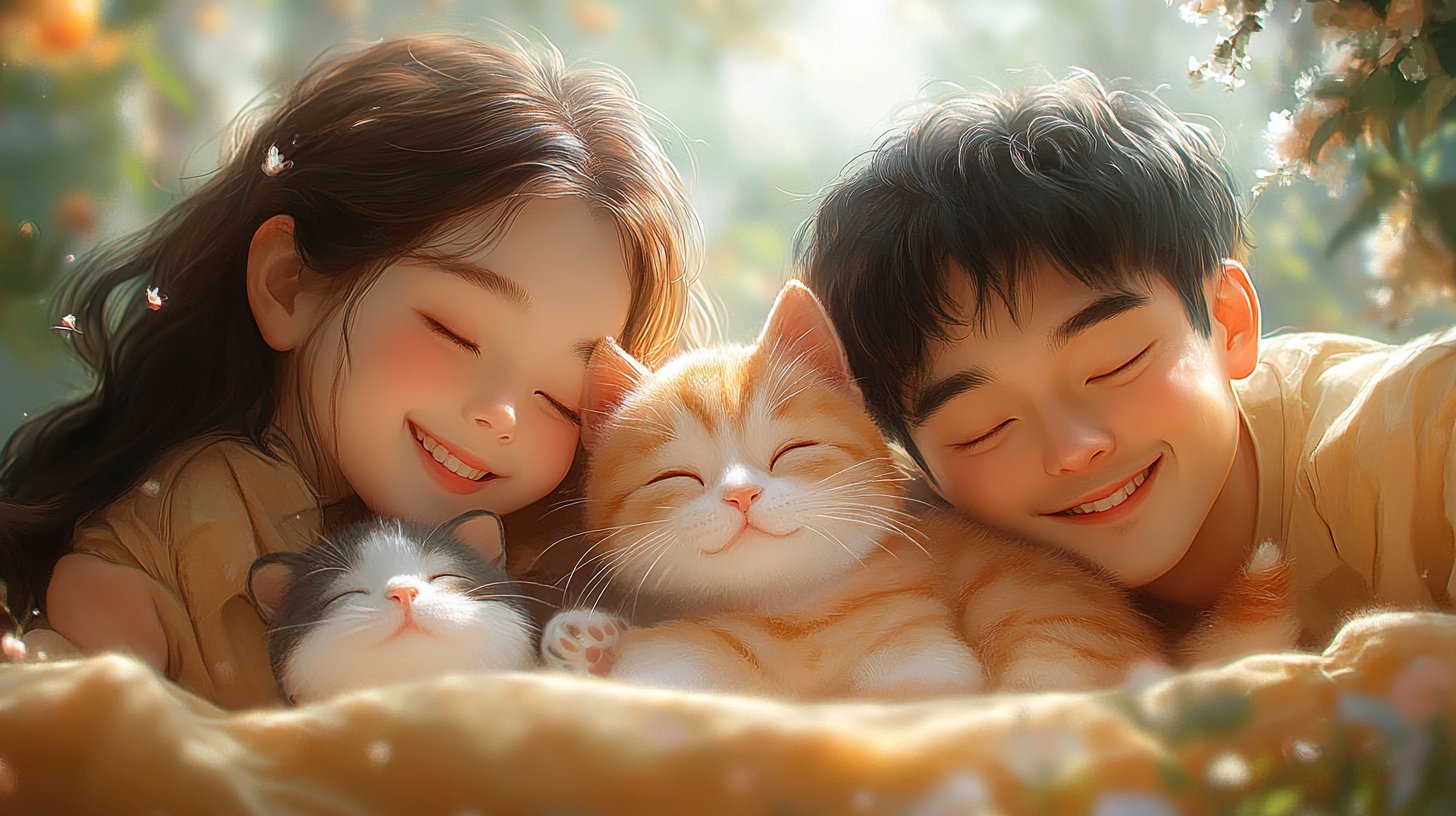 Diverse espressioni di affetto