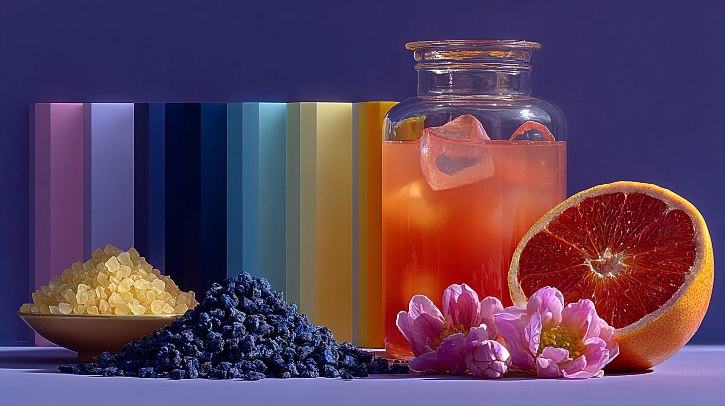 Ein harmonisches Farbspektrum in sanfter Beleuchtung.