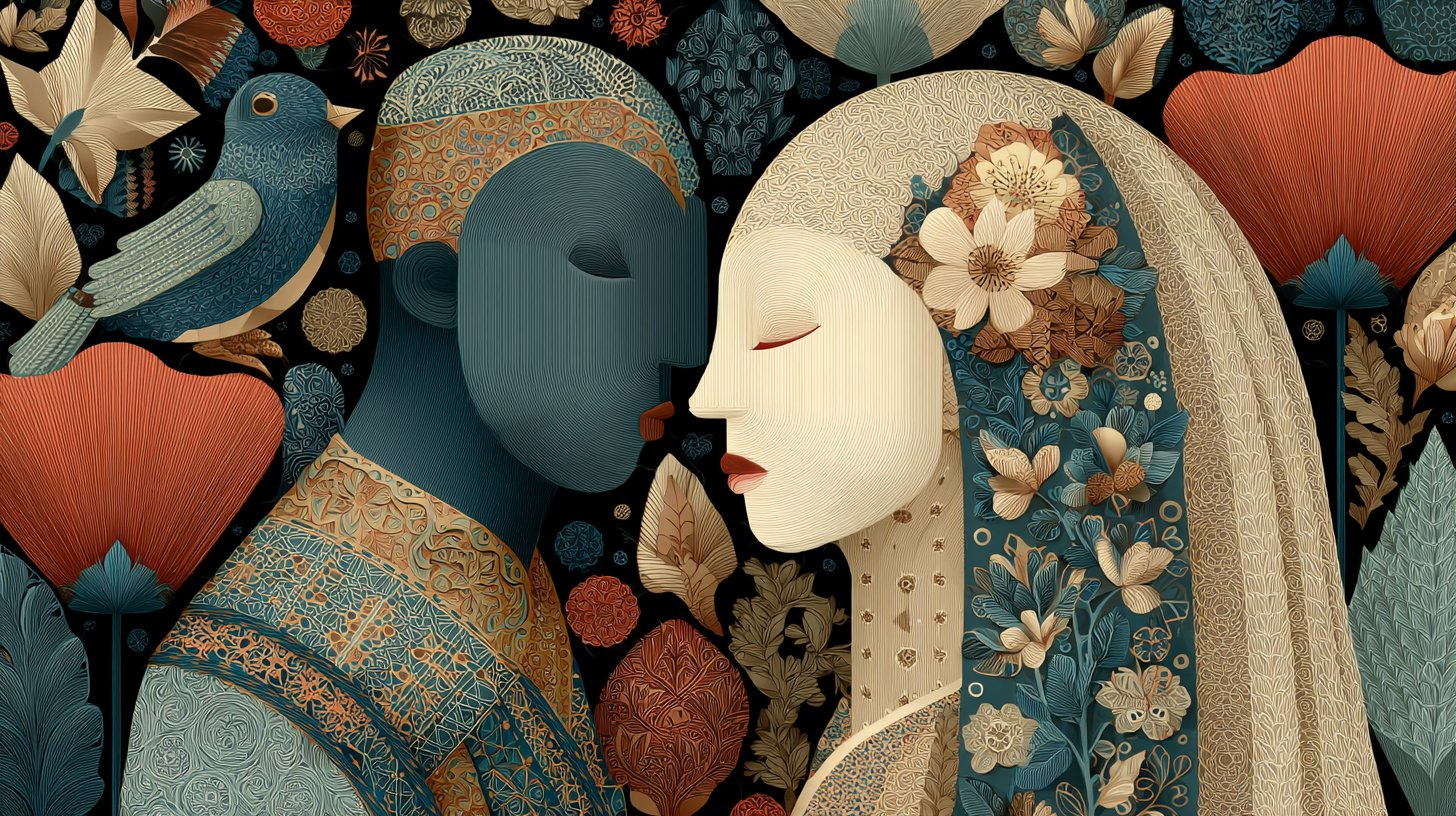 Küsse vereinen Kulturen und fördern Harmonie.