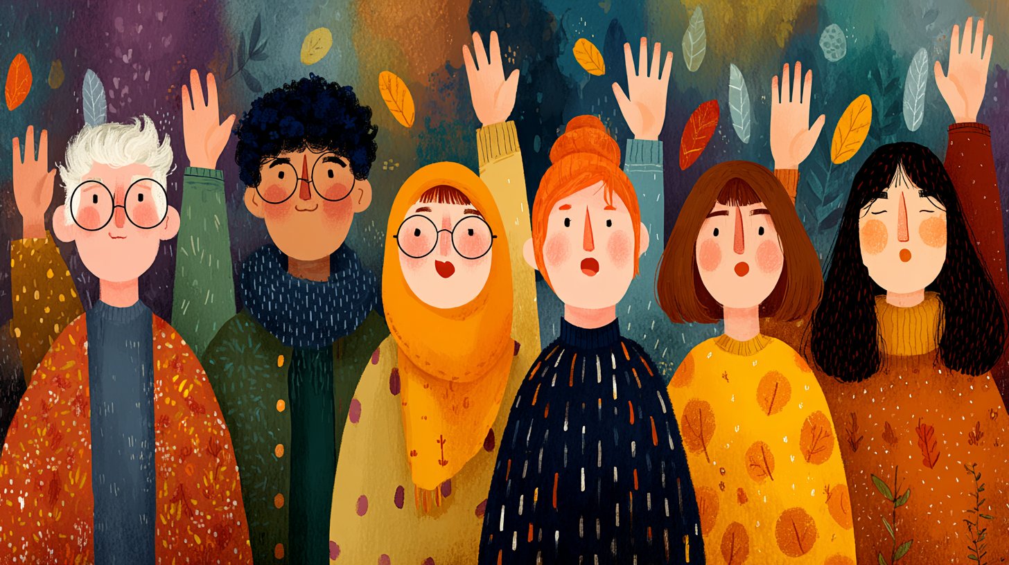 Ein abstraktes Bild emotionaler Ausdruckskraft und Kommunikation.