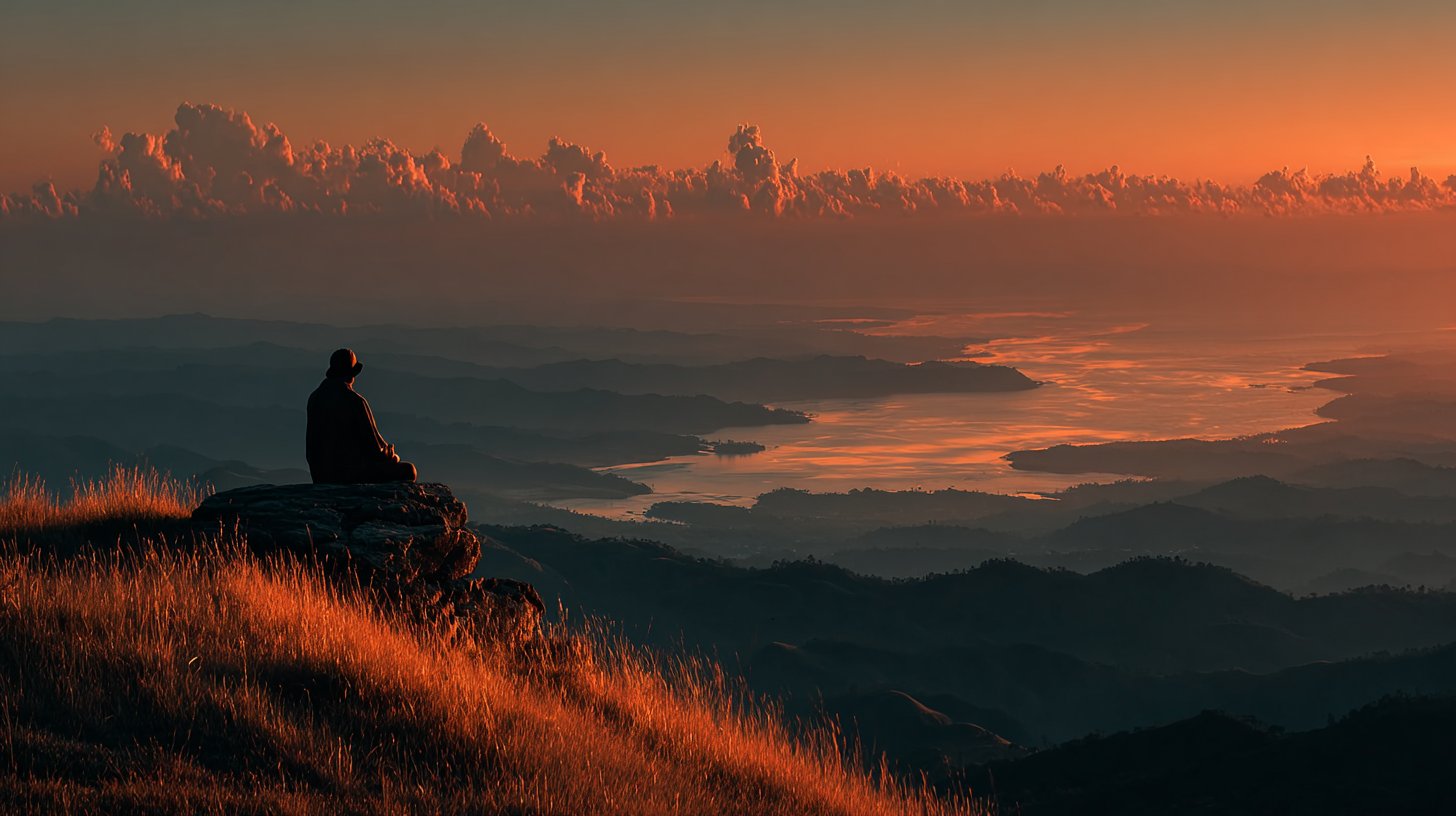 Aceptación y auto-reflexión en la colina.