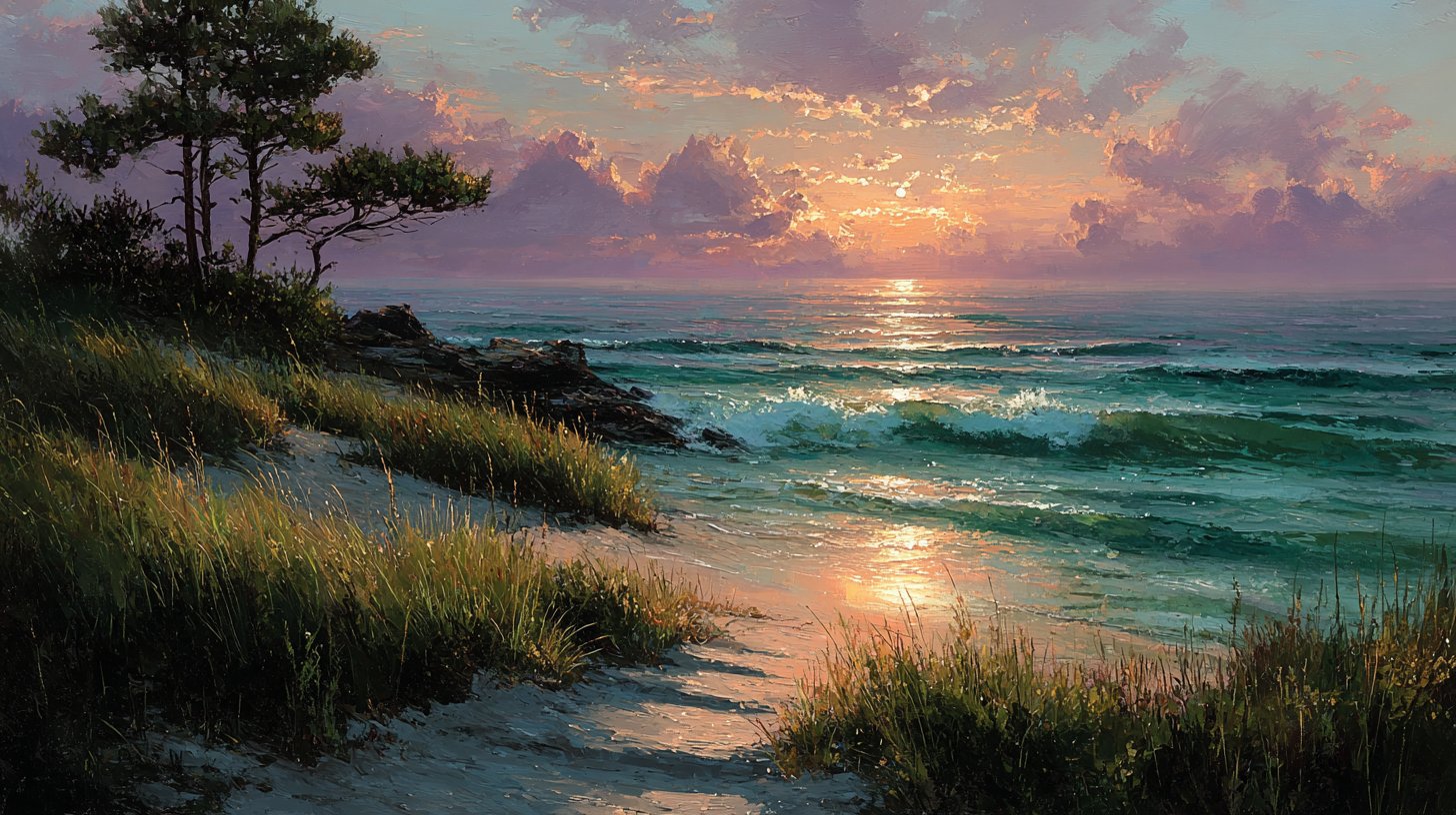 Eine ruhige Landschaft für persönliche Zeit.