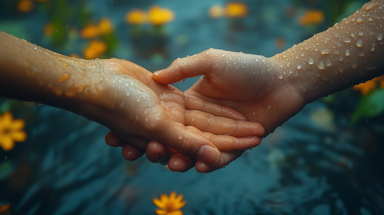 Mains représentant l'honnêteté et la confiance.