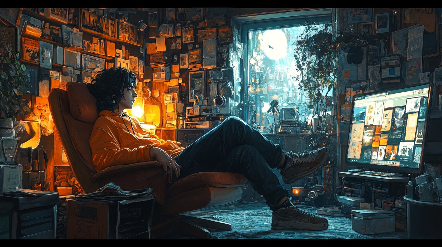 Atrapado en el caos acogedor de una zona de confort.