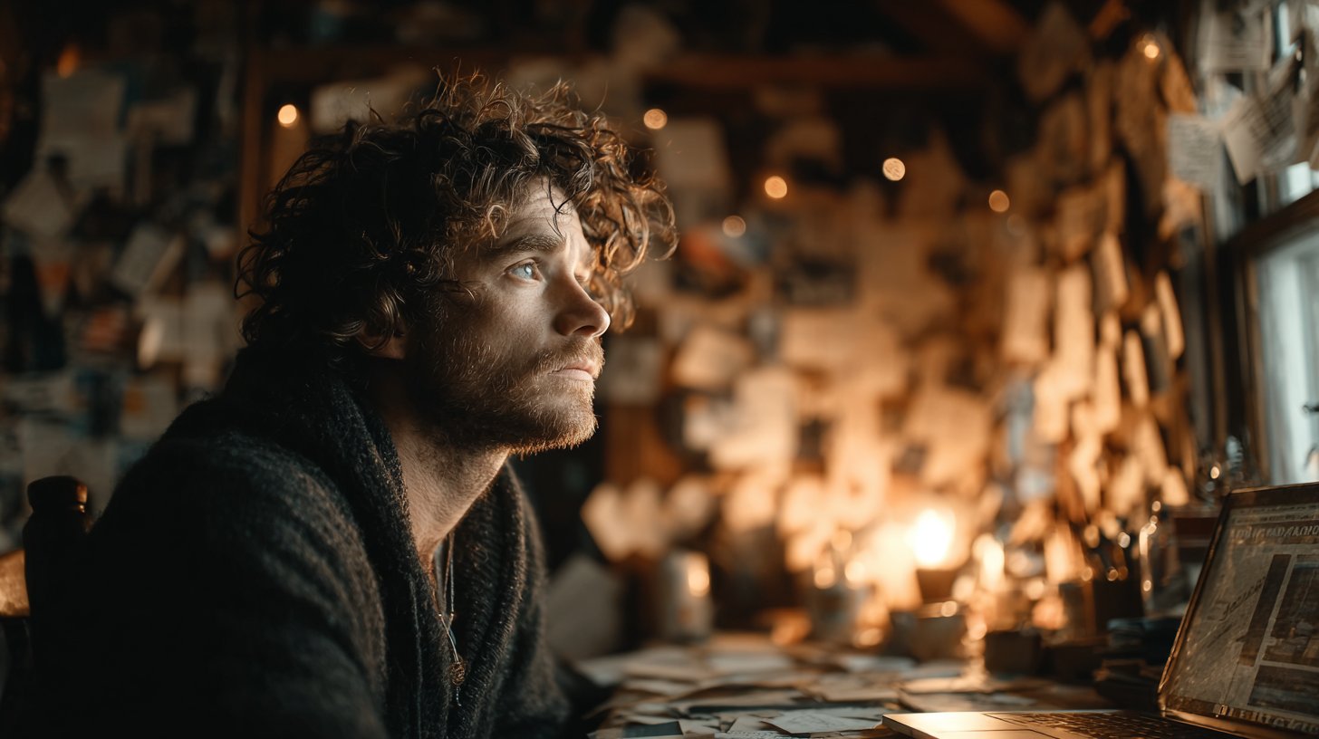 Warum er nicht selbst schreibt, aber immer antwortet