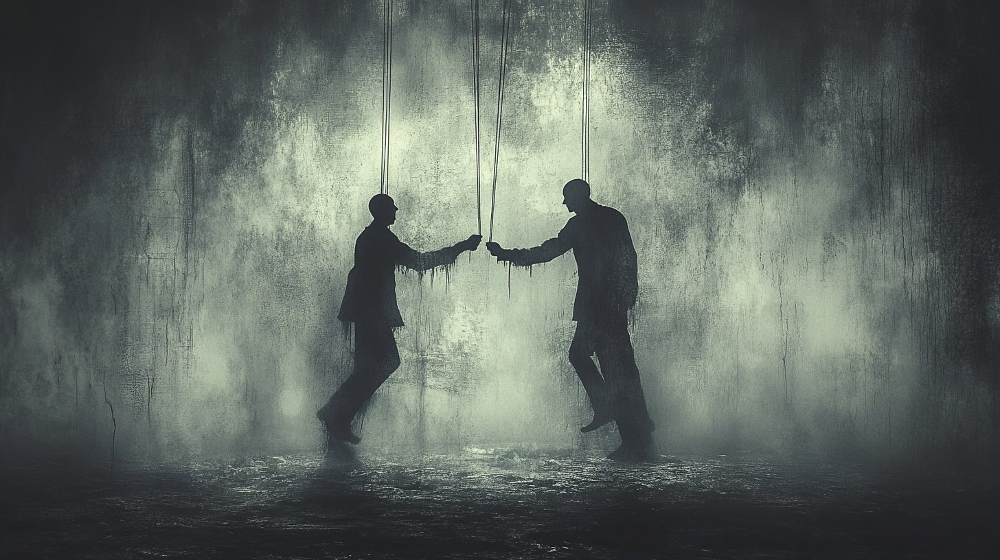 Manipulation mit unsichtbaren Fäden.