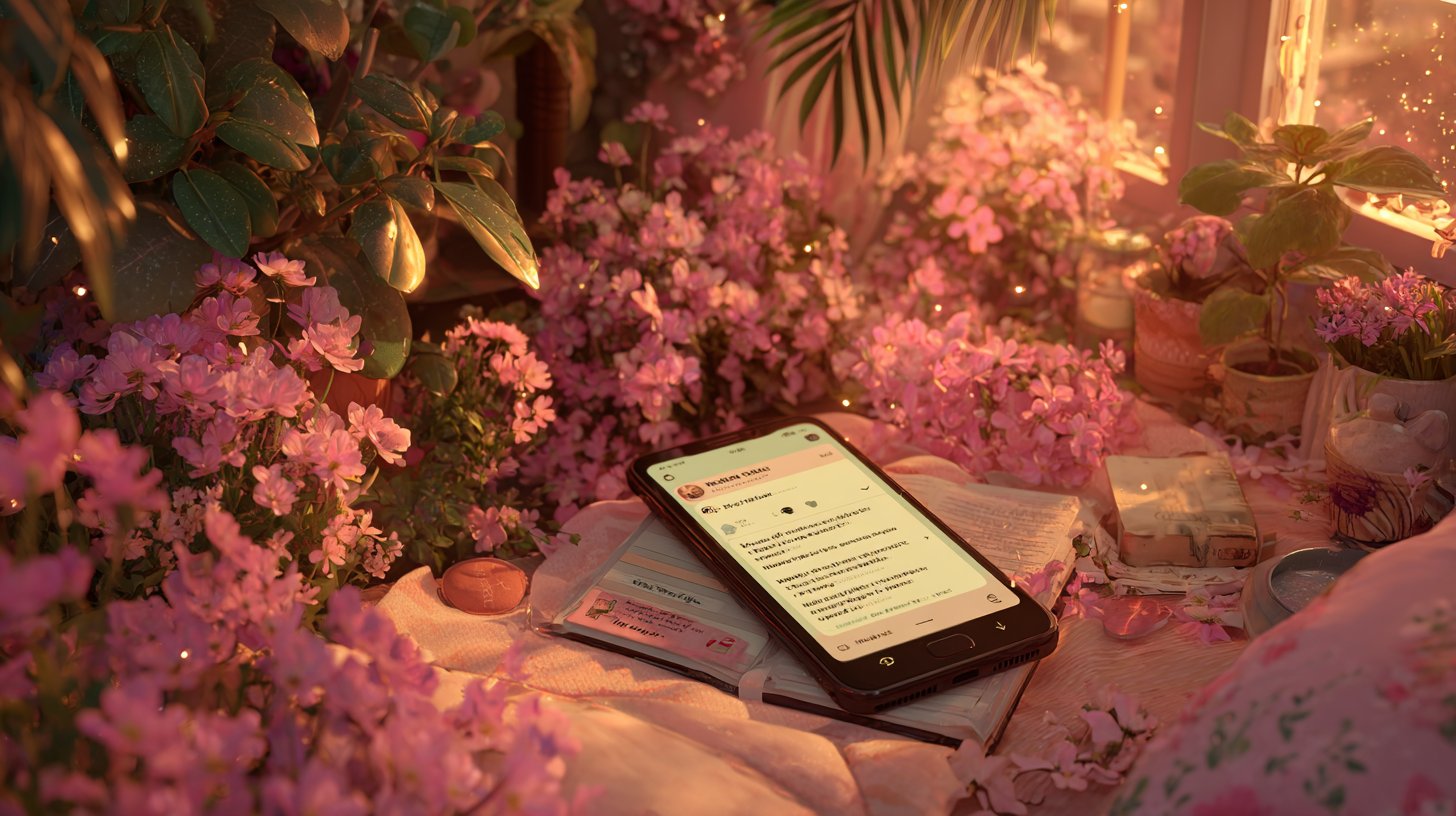 Entdecke die süßen Zeichen seiner Zuneigung in seinen Nachrichten