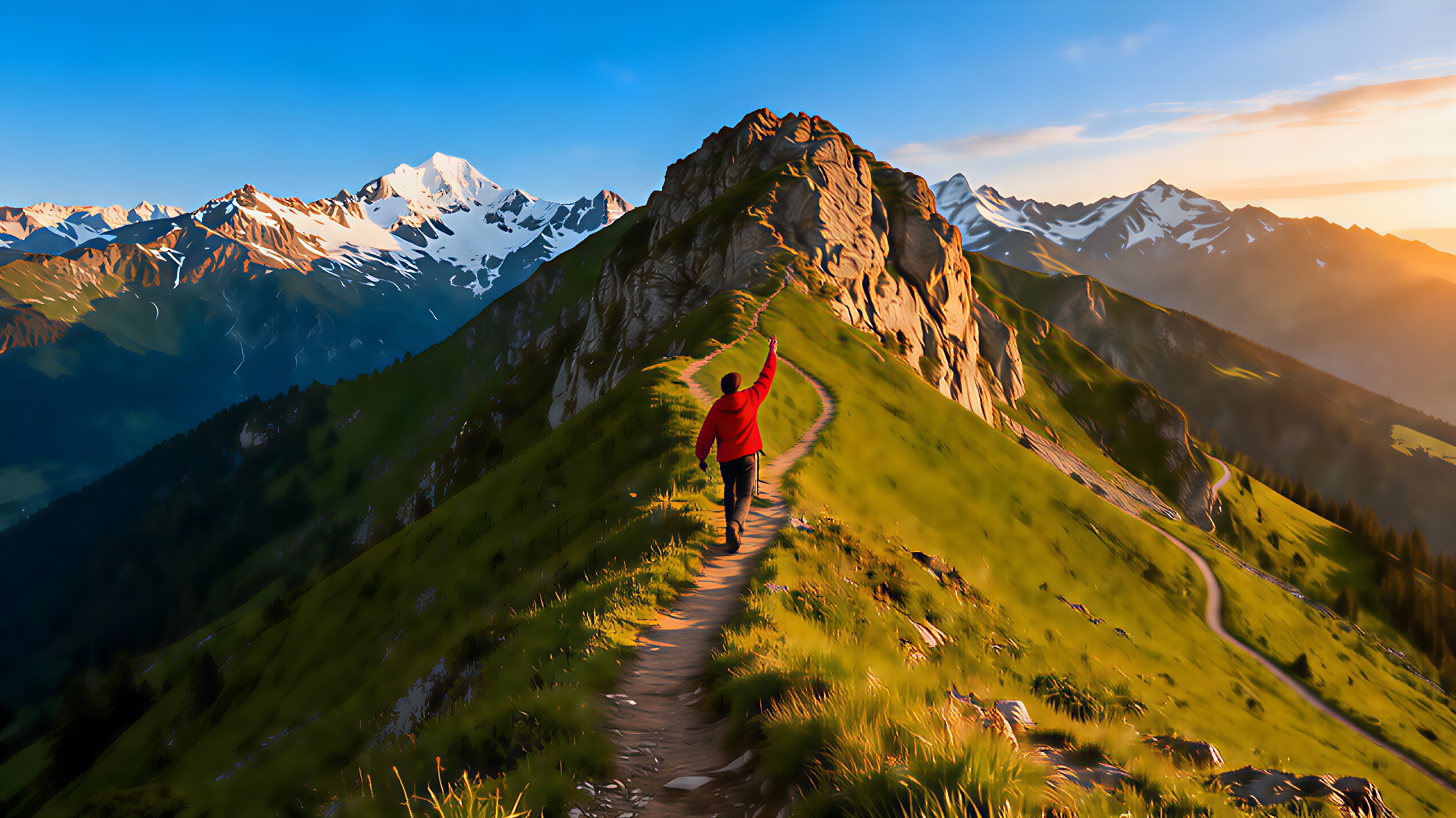 Wachstum und Selbstakzeptanz im Spiegel.